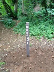 New information posts in the Rivelin valley