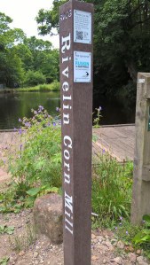 New information posts in the Rivelin valley