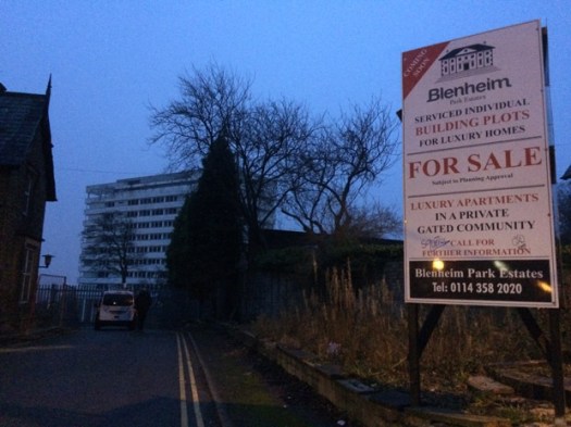 Hallam Towers hotel this morning