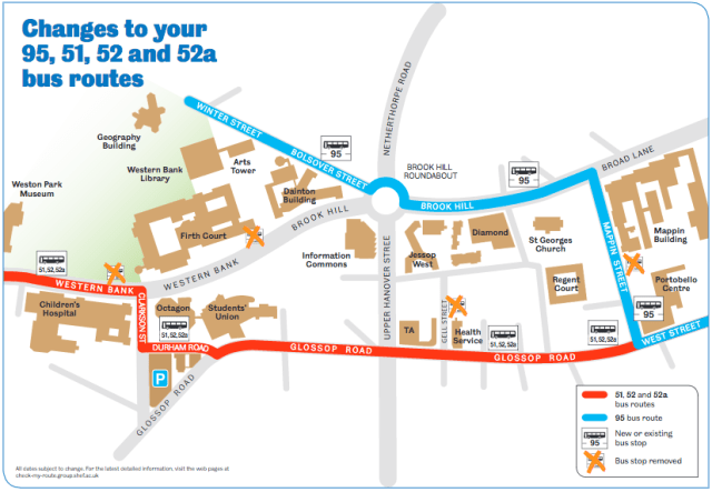Changes to 51 and 52 bus routes