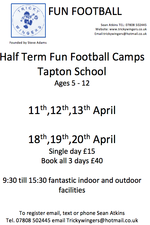 Half term football