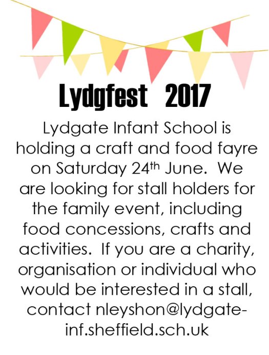 Lydgfest school fair looking for stall holders