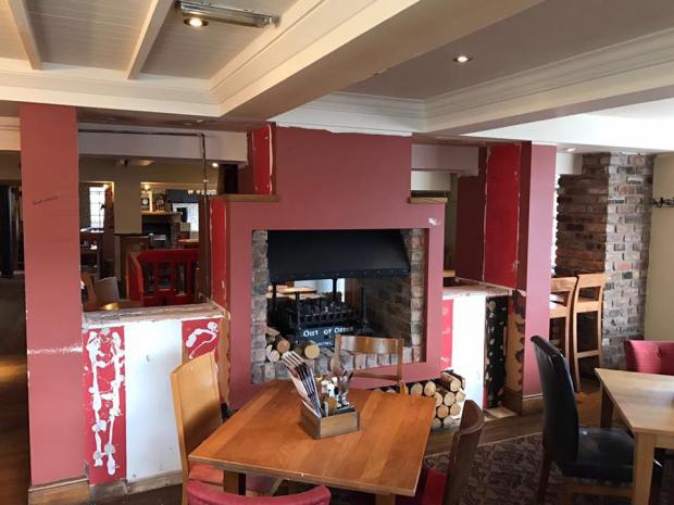 The Sportsman pub is being refurbished