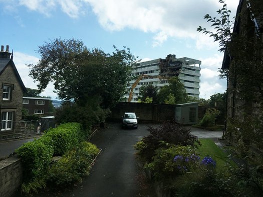 Hallam Tower hotel: demolition begins