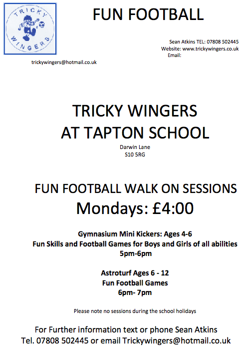 Tricky Wingers September 2017