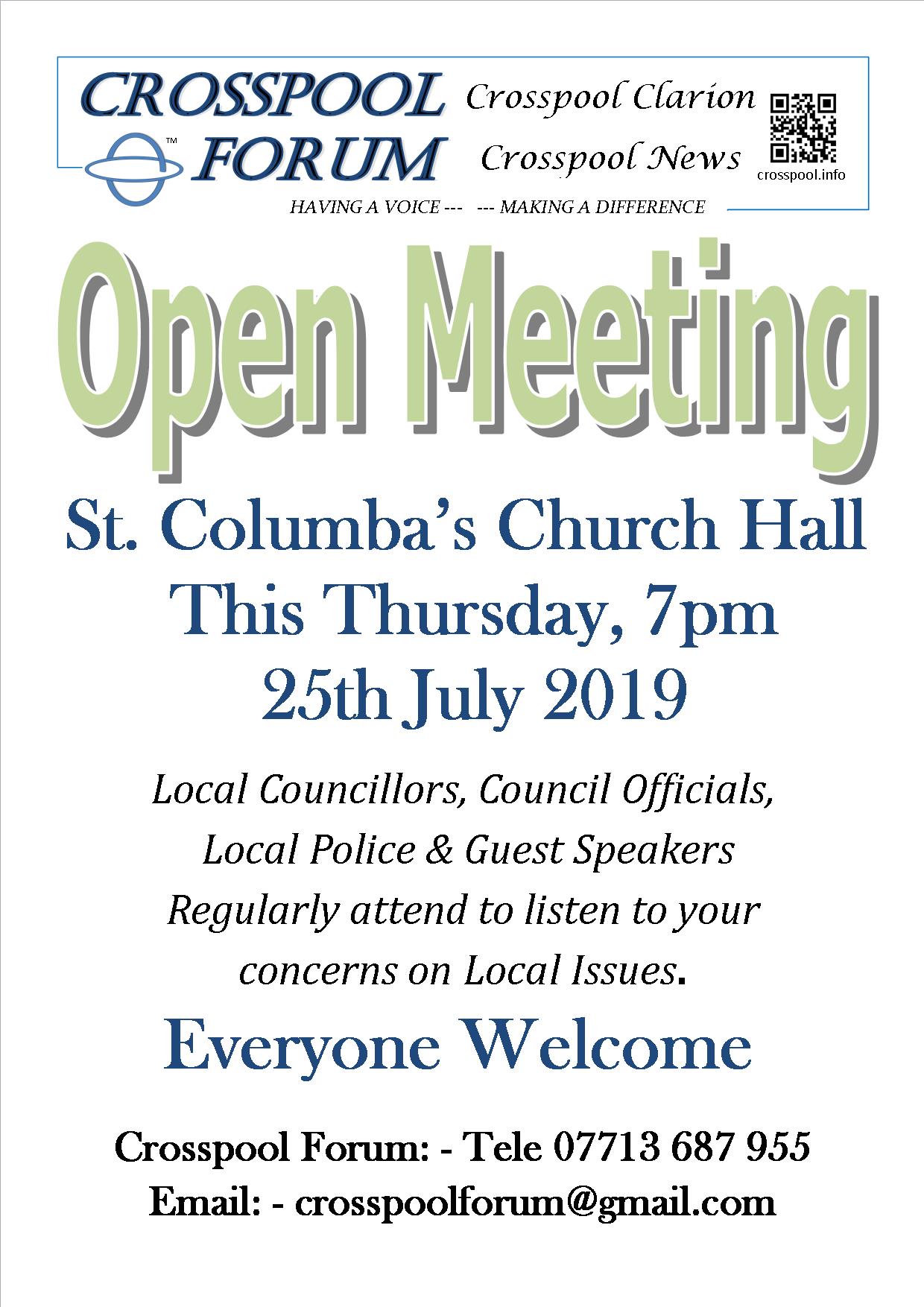 2019 Open Meeting July