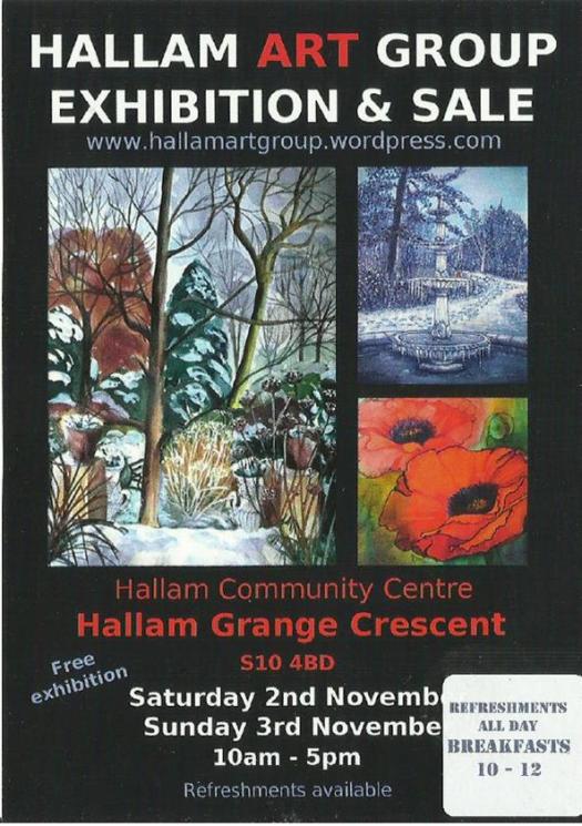 Hallam art groiup flier